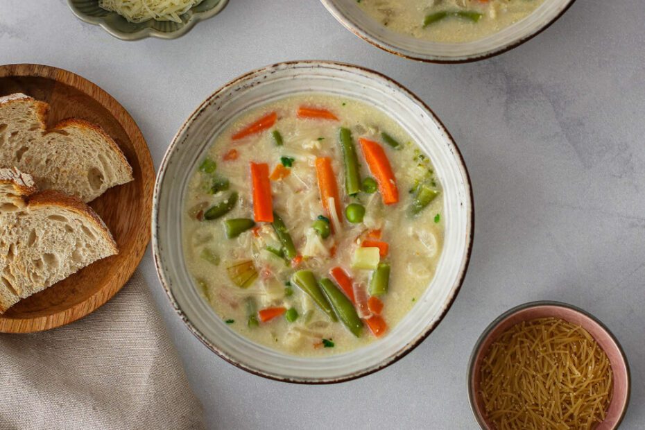 Šaldytų daržovių sriuba