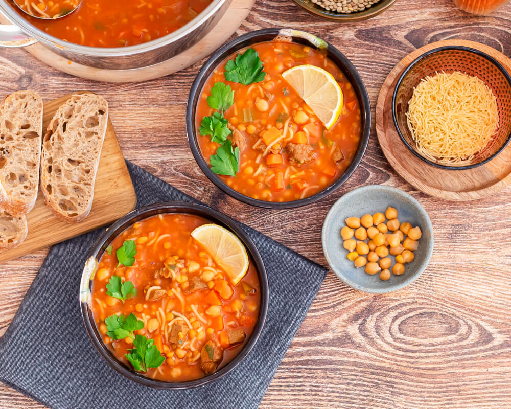 Harira – gardi marokietiška sriuba su jautiena